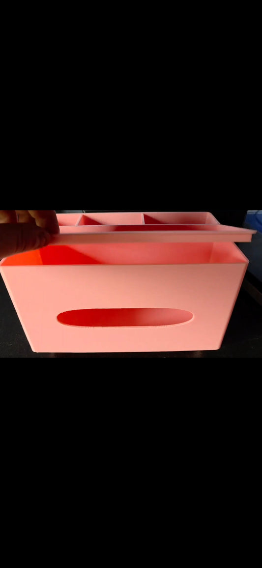 Tissue box organizer