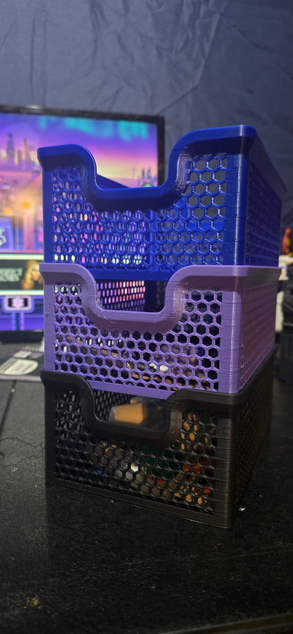 Stackable storage bins