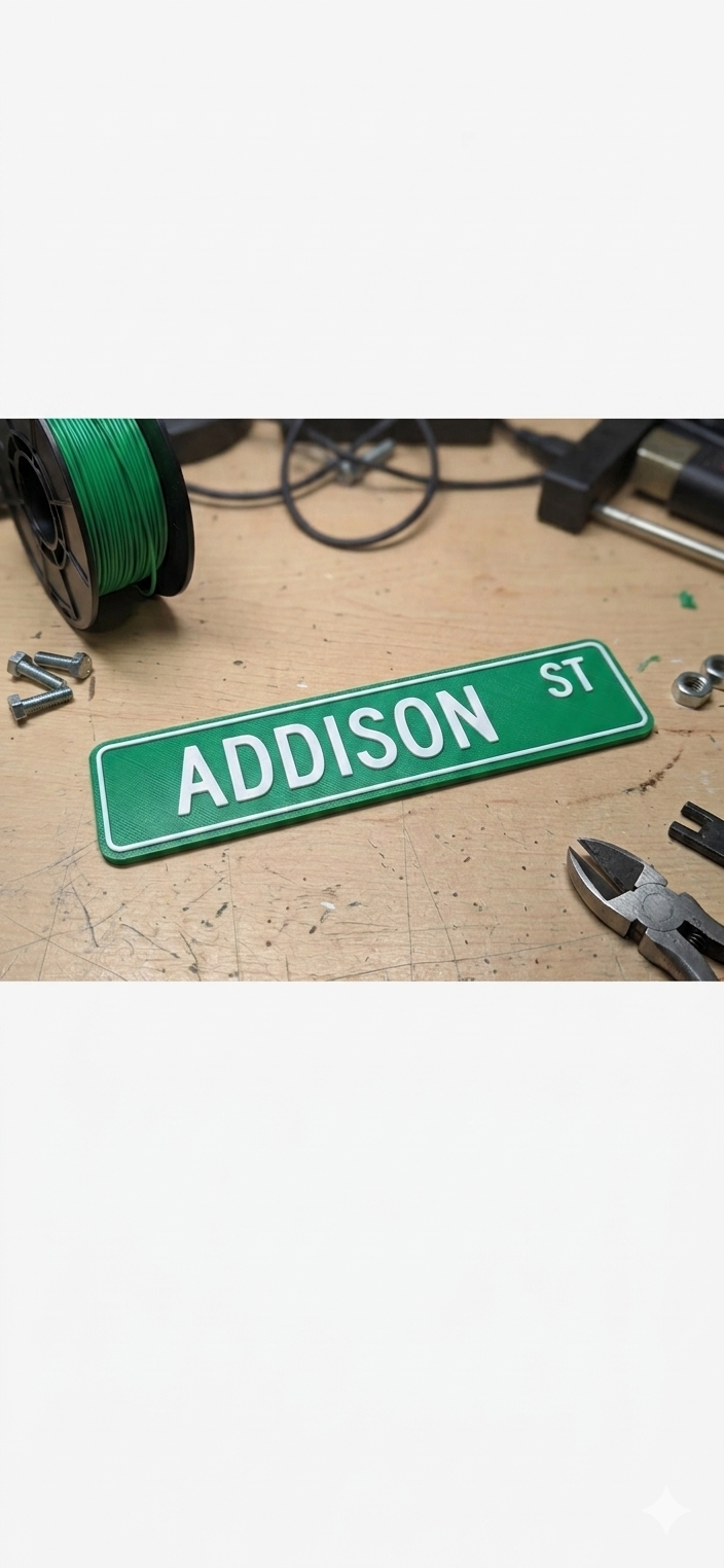 Custom street signs